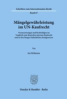 MäNgelgewäHrleistung Im Un-Kaufrecht. Jan Heilmann Taschenbuch 708 S. Deutsch