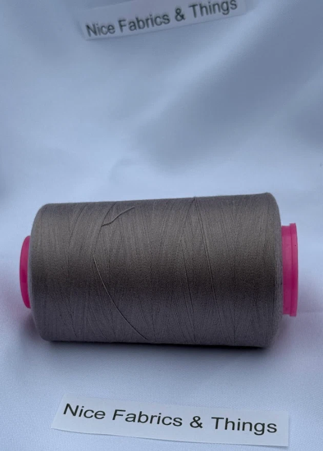 50 Spools -Gray AX689 Multi Purpose Sewing Thread - Image 2 of 3