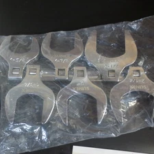 SUNEX TOOLS 9722A 6 PC 1/2" DR. JUMBO CROWFOOT SET CRV