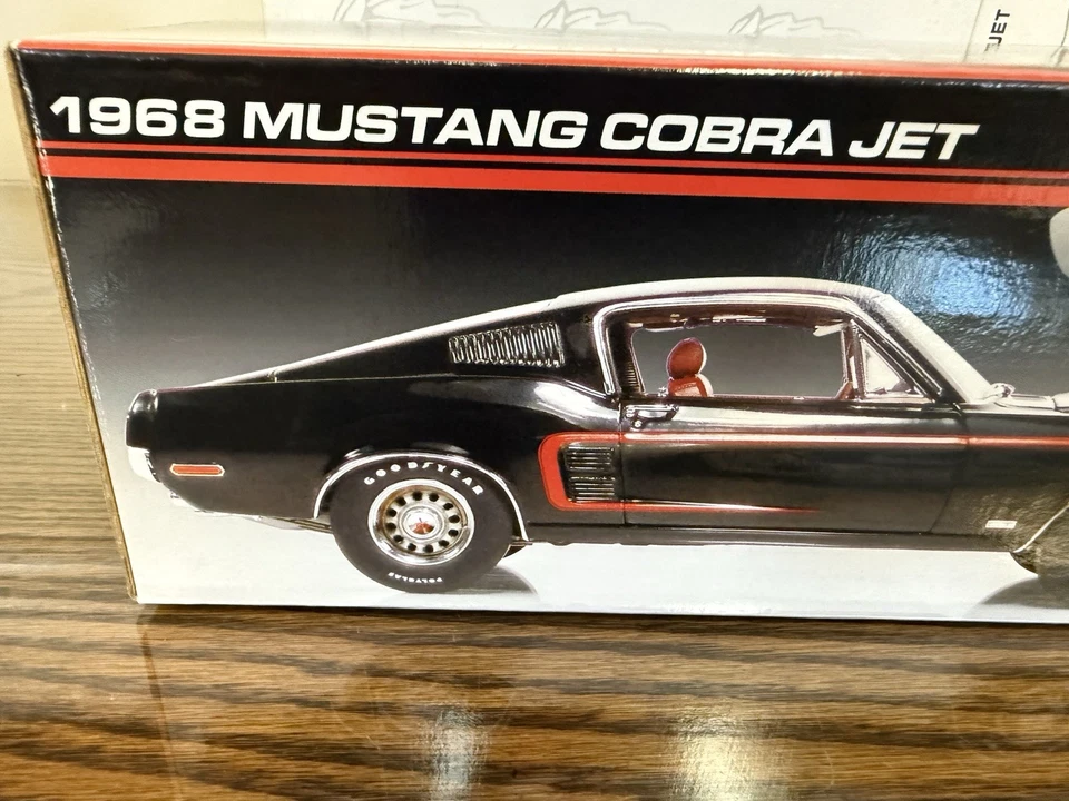 GMP 1968 Mustang Cobra Jet RARE 1:24 Scale 1 of 1000 Limited Edition W/ Box - Image 2 of 4