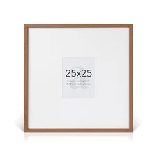 , Gallery Frame 2.0, Picture Frame, 25x25 Walnut, Gallery Wall Frame Set, Lar...