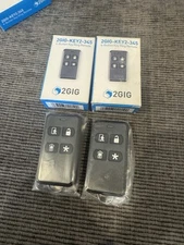 (2) 2GIG 4-Button Key Fob Remote 2GIG-KEY2-345