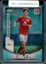 2024 Topps Chrome Bundesliga Brenden Aaronson /275 aqua choice  #8