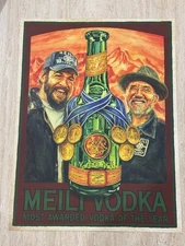 Jason Momoa ORIGINAL 24x17 Meili Vodka Poster Bar Advertising DC AQUAMAN