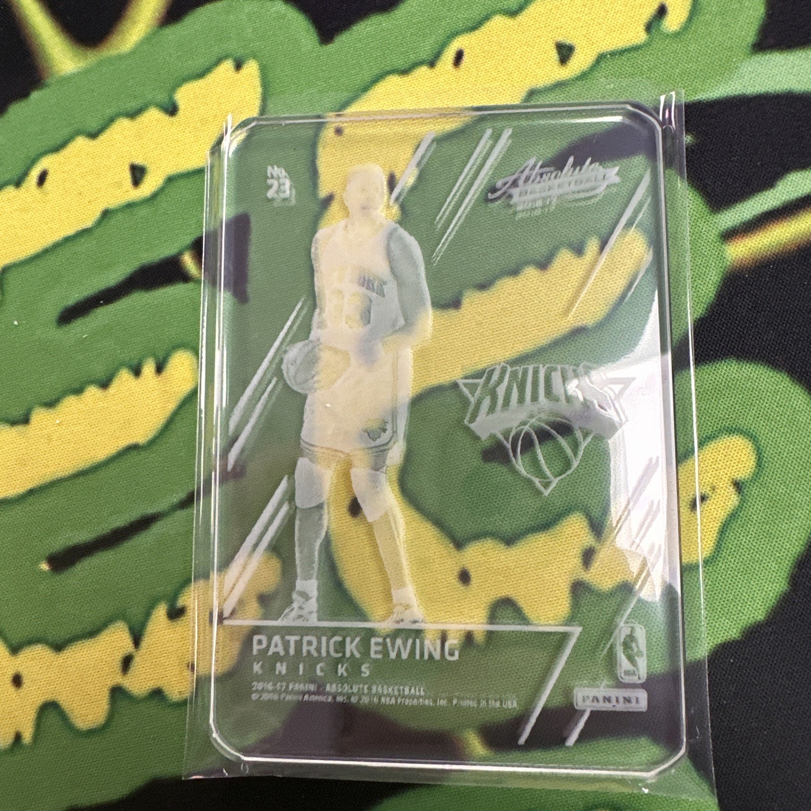 2016-17 Panini Absolute Glass Patrick Ewing Casehit #23 SSP Super Rare
