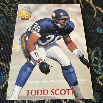 Todd Scott 1992 Pro Set Power #138 football card Minnesota Vikings