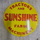 SUNSHINE FARM 29 X 29 INCHES PORCELAIN ENAMEL SIGN