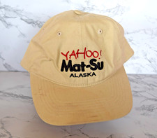 Pacific Headwear Yahoo! Mat-Su Alaska Adjustable Baseball Cap Vintage Yellow