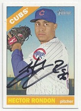 Hector Rondon Chicago Cubs 2015 Topps #274 Signed Card