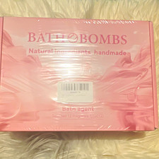 Natural Series Handmade Bath Bomb Set, Pink Floral, Natural Ingredients, 20 oz