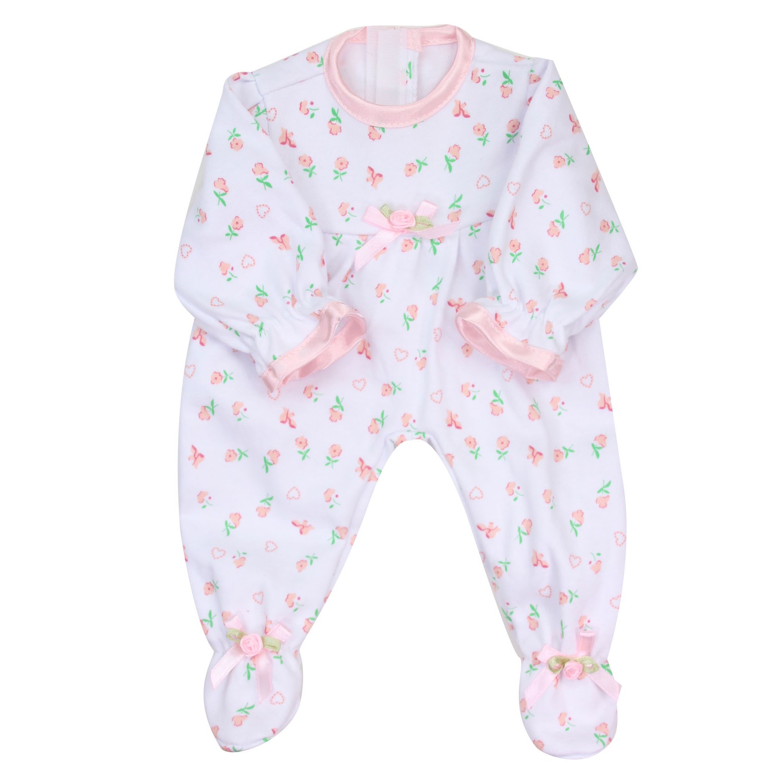 Sophia&rsquo;s Floral Print PJ Outfit for 15'' Dolls, White/Pink