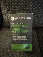 Sunwarrior Post-Workout Creatine 3000 & Astragin 120 Vegan Capsules 02/2027