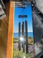 Stylecraft Harmonically Tuned Wind Chime -  Black - 8.9"X61.4" New In Box