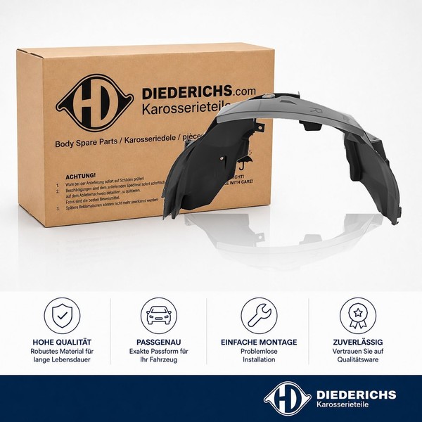 Verkleidung Radhaus Vorne Rechts Diederichs 4561008 FÜR Dacia-image