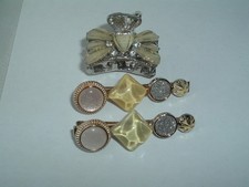 LUCITE GEM HAIR CLAW  2 HAIR CLIPS