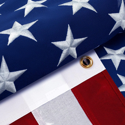 American Flag 3X5 Ft Ultra Durable Series, Heavy Duty Spun Polyester, High Wind