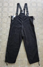 New USGI Military Polartec Black Fleece Cold Weather Overalls XLARGE Long XL