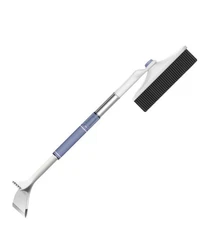 [3-in-1] Extendable Car Snow Brush and Ice Scraper Clean Snow, Ice and Frost