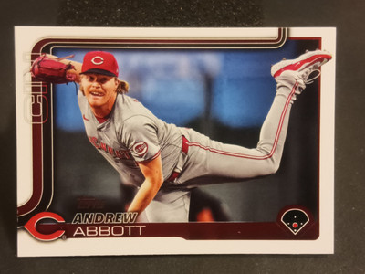 2025 Topps Series 1 #140 Andrew Abbott  Cincinnati Reds 