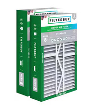 Filterbuy 16" x 25" x 5" MERV 8 FPR 5 HVAC AC Furnace Air Filters 2-Pack 