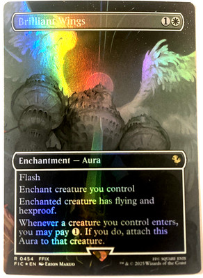 MTG EN Foil 輝かしき翼/Brilliant Wings MTG Brilliant Wings (Borderless Foil) Commander: Final Fantasy 454