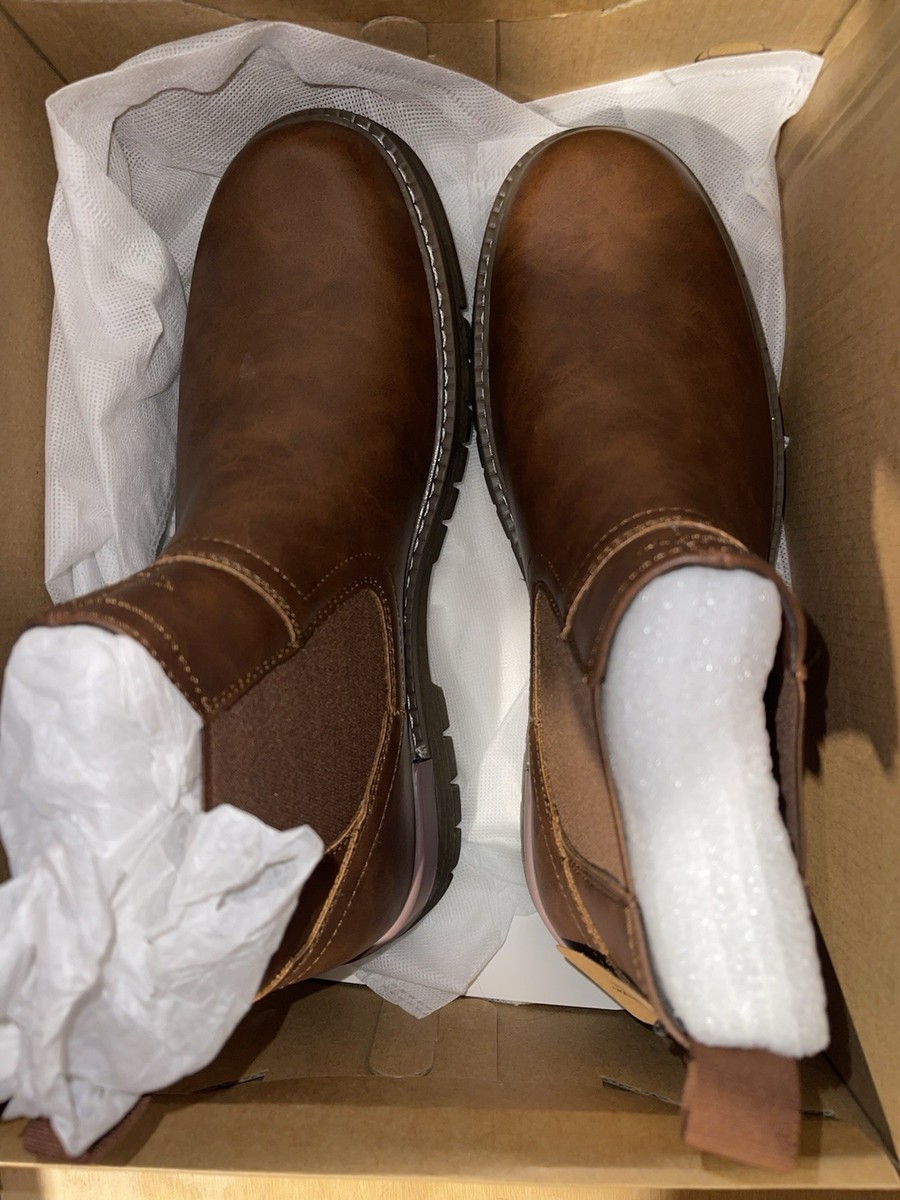 JOUSEN NWT Chelsea Boots Men’s Size 10 Brown Bonded Leather Pull On Ankle Casual Jousen | Shoes | Jousen Mens Chelsea Boots Goodyear Welted  main image 3
