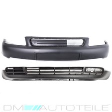 SET Audi A3 8l Front Stoßstange vorne + Gitter + Spoiler unten 96-08/00 KOMPLETT