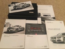 AUDI TT TTS TT RS ROADSTER OWNERS MANUAL HANDBOOK  (2010- 2014) FAST POST