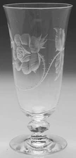 Heisey Dolly Madison Rose Iced Tea Glass 216034