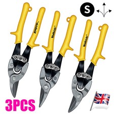 3X PROFESSIONAL AVIATION TIN SNIPS SET SHEET METAL CUT/TER SHEARS TINSNIPS SHEAR