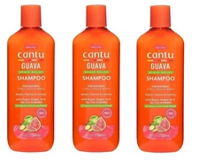 BL Cantu Guava Shampoo Scalp Relief 13.5oz each *Three Pack*