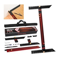 Stair Tread Template Tool Red/Black Stair Tread Measuring Tool - Stair Tread J