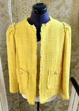 ZARA Giacca Tweed Giallo