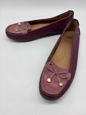 Pre-Owned UGG Purple Size 9 Slip On Flats
