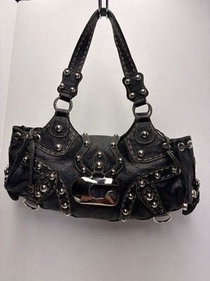 バッグ Vintage Guess Handbag Y2K-style black GUESS Vintage 90s Leather Shoulder Bag Y2K Rare | eBay