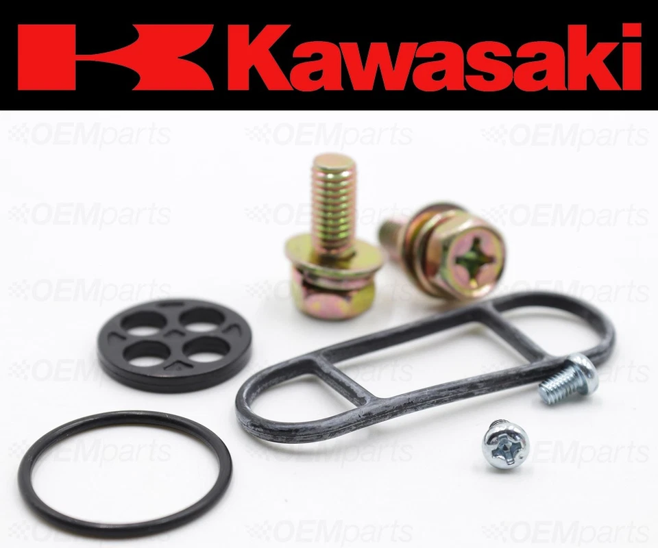 Juego completo de reparación de válvulas Petcock de combustible Kawasaki KDX200, KDX220, KDX250, KLX650 Foto 3 de 4