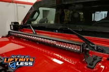 Go Rhino 731300T XE Hood Hinge Light Mount for Jeep JL/JT - Fits 30 Single Row L