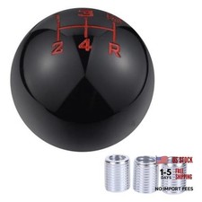 5 Speed Car Racing Shifter Lever Stick Head Knob Polished Ball 5 Speed Black 5 Speed Car Racing Shifter Lever Stick Head Knob Polished Ball 5 Speed Black