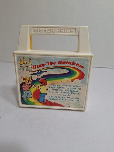 Vintage 1981 Fisher Price Wind Up Toy Radio, Over The Rainbow Song - Works - Picture 2 of 5