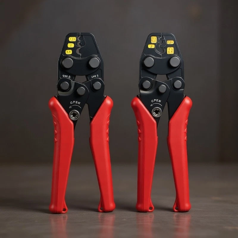 Professional Ratchet Wire Crimper With 0 3Mm² To 5 5Mm² Ranges For Reliable