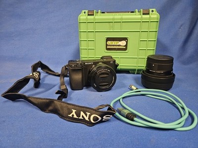 Sony a6400 Mirrorless Camera w/ 16-50mm f/3.5-5.6 + Sigma 56mm f/1.4 + 64gb Card