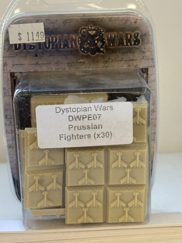 Dystopian Wars Mini DWPE07  Prussian Fighters SEALED NEW IN BOX OUT OF PRINT