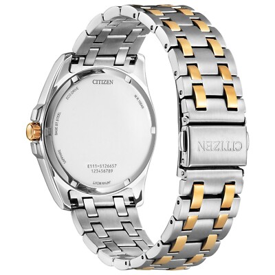 Citizen Peyten Eco-Drive Men's Date Indicator Two-Tone Watch 41MM BM7536-53X