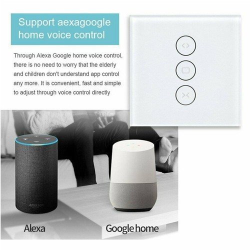 Smart Vorhang Schalter WIFI Wandschalter Wlan Touch Alexa Rolloschalter APP DHL - Bild 3 von 12