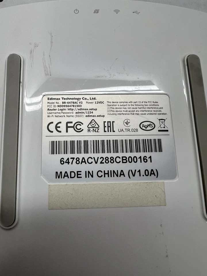 Edimax BR-6478AC Port Dual-Band Router with VPN (J) - Image 2 of 4