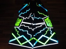 Heatwave phat pants rave gear reflective dance wear hardstyle reflector trousers