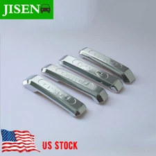 Interior Inner Door Handle Cover Trim Silver Chrome For Ford F-150 F150 2015-20