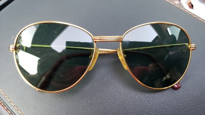 Vintage Cartier Trinity Original Green Lenses 55 - 18 Mens