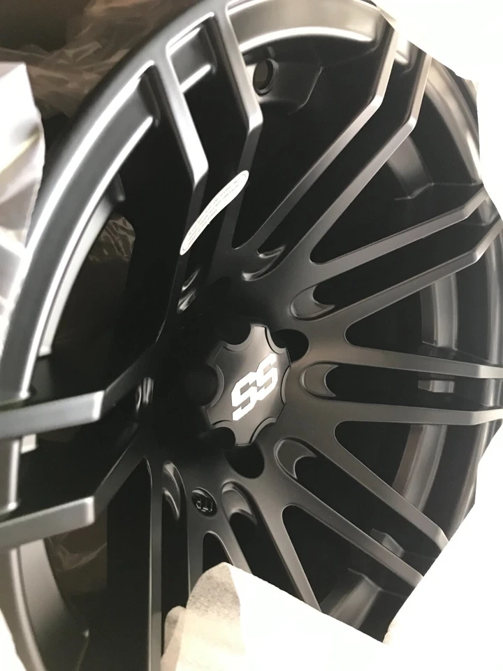 K2F ITP Matte Black ATV Rear Wheel 14x7 4/110 2+5 SS316 373751 - Image 2 of 4