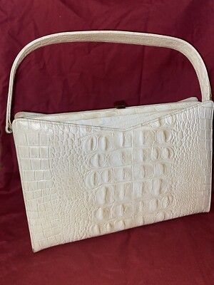 Vintage 50-60 s Original By Caprice Crocodile Leather Bag